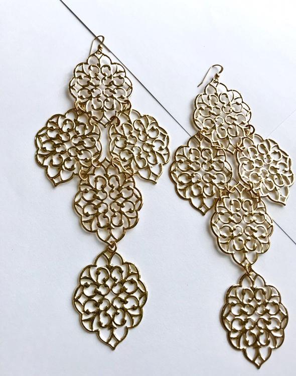 Egyptian Nadia Gold Earring