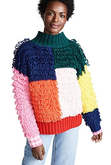 Patchwork Turtleneck