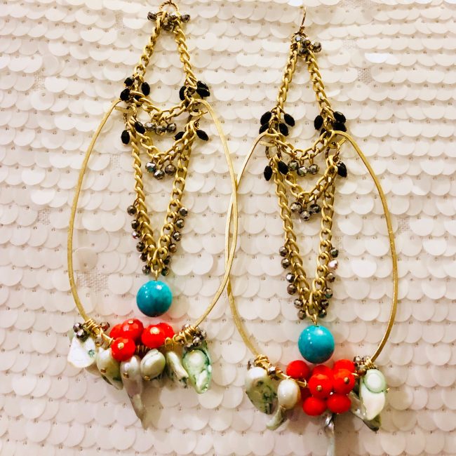 Exotic Chandelier Earrings