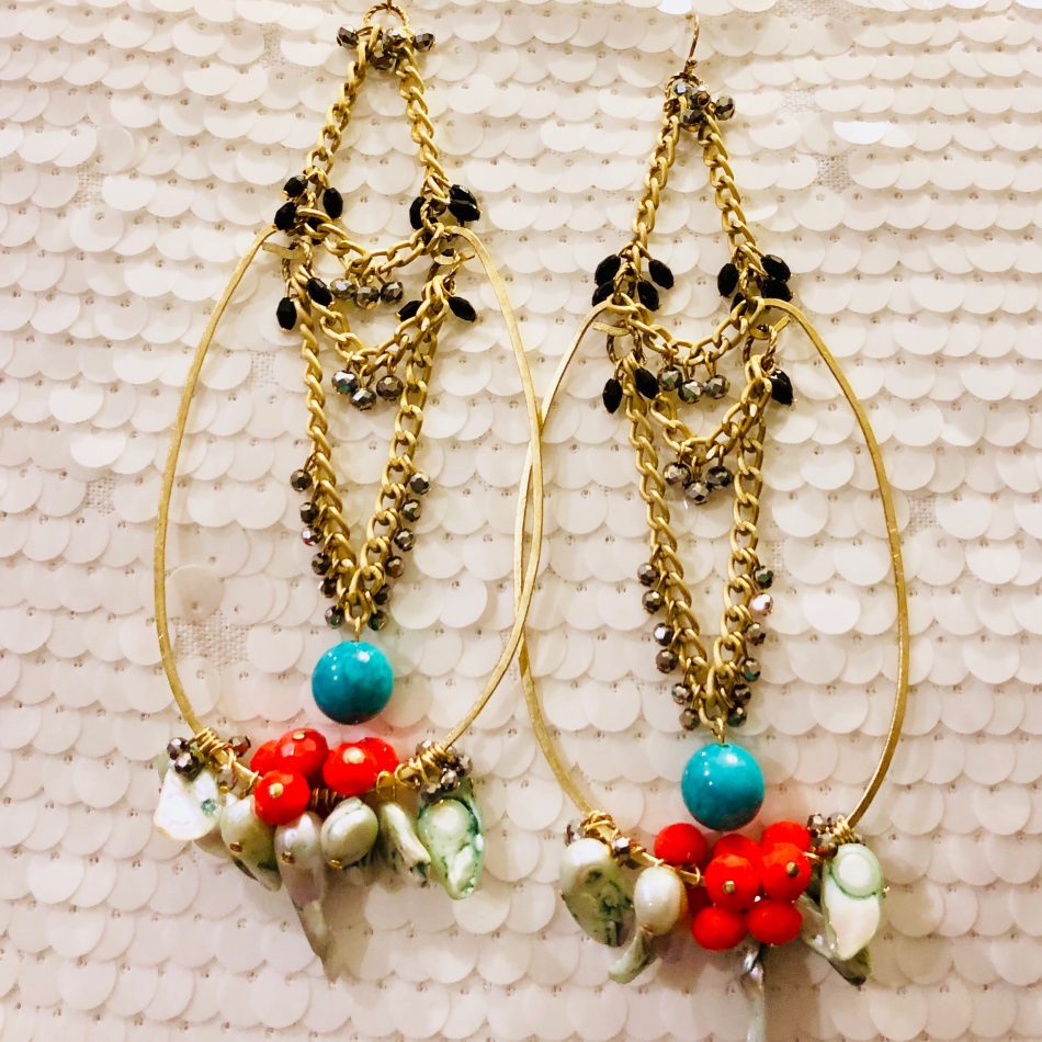 Exotic Chandelier Earrings
