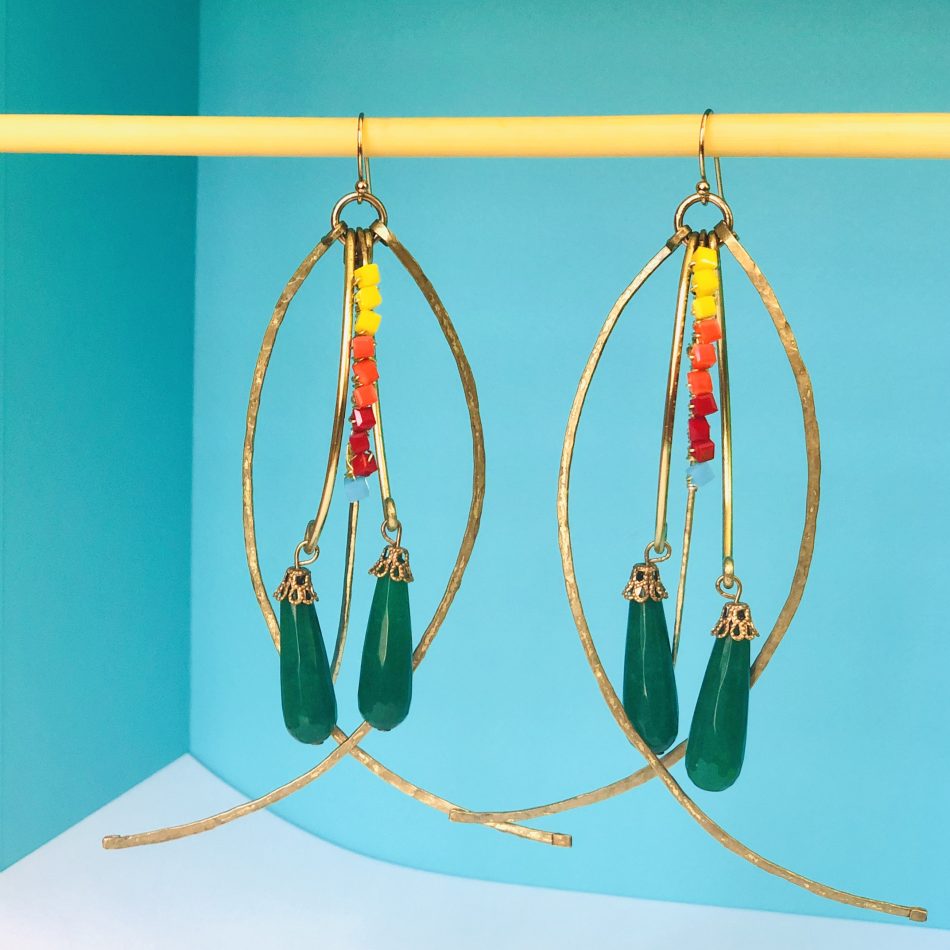 Jade Dangle Earrings