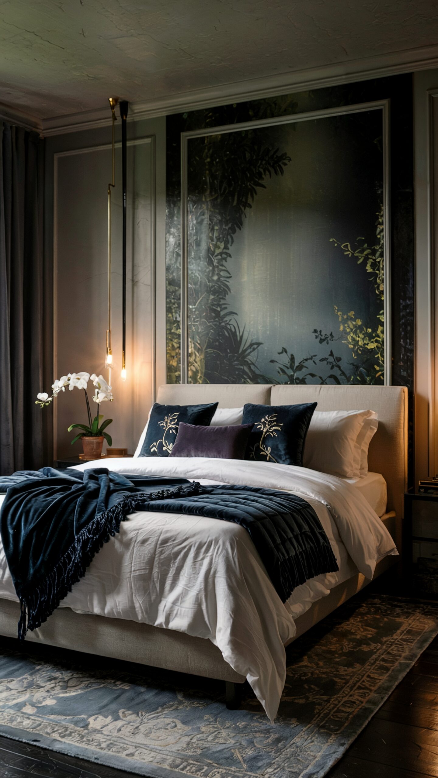 Modern Blue Bedroom Decor