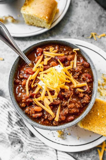Best Easy Homemade Chili Recipe with Turkey Options