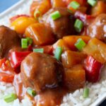 Slow Cooker Pineapple Brown Sugar Meatballs